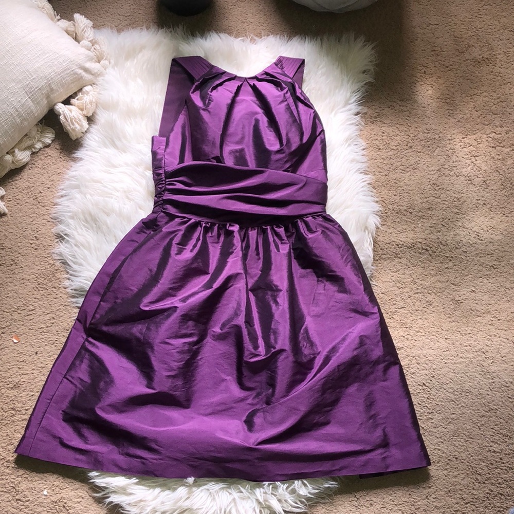 Alfred Sung Italian Purple cocktail dress 8